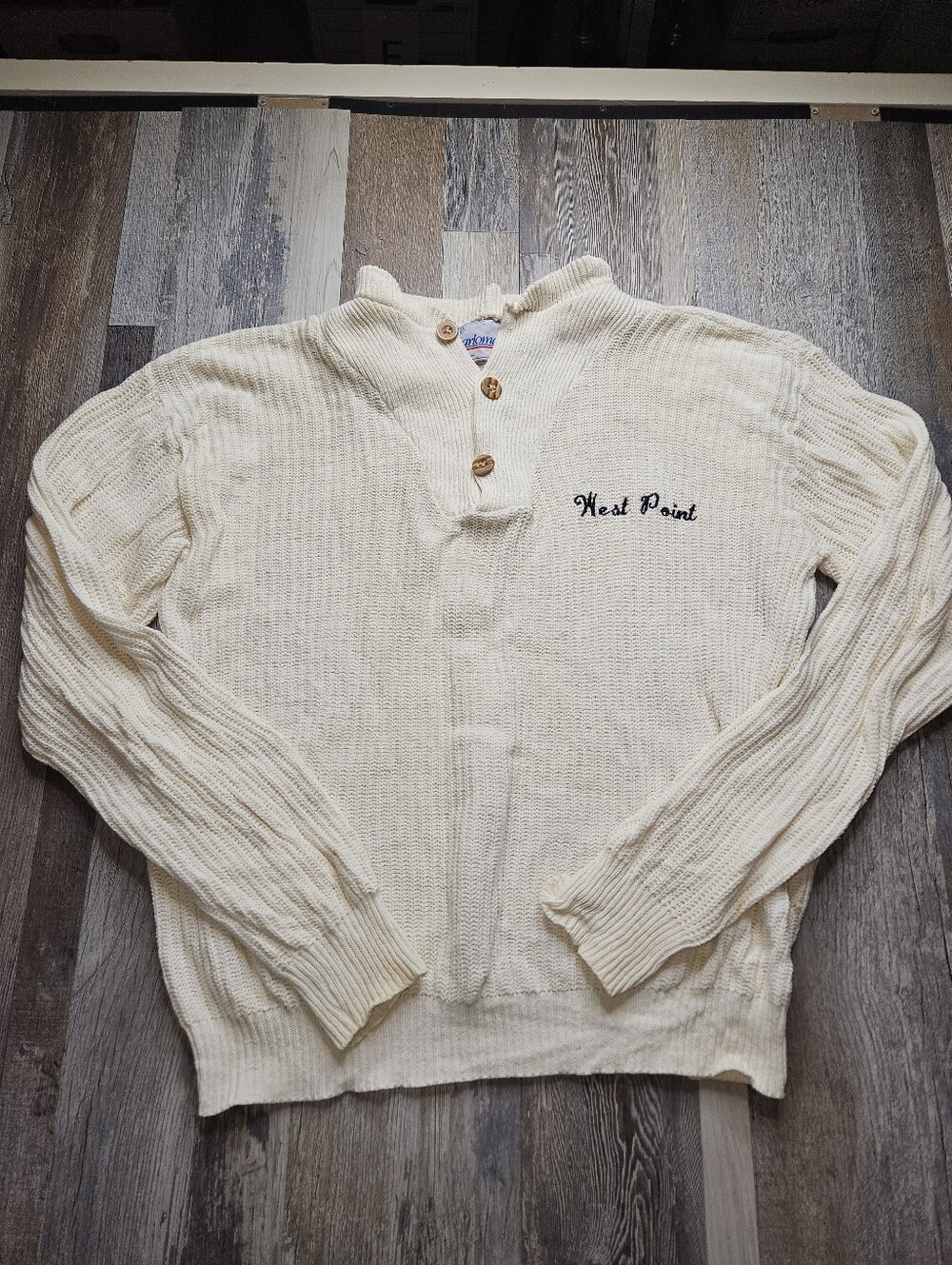 West Point Vintage Sweater Marlomar Medium Made In USA